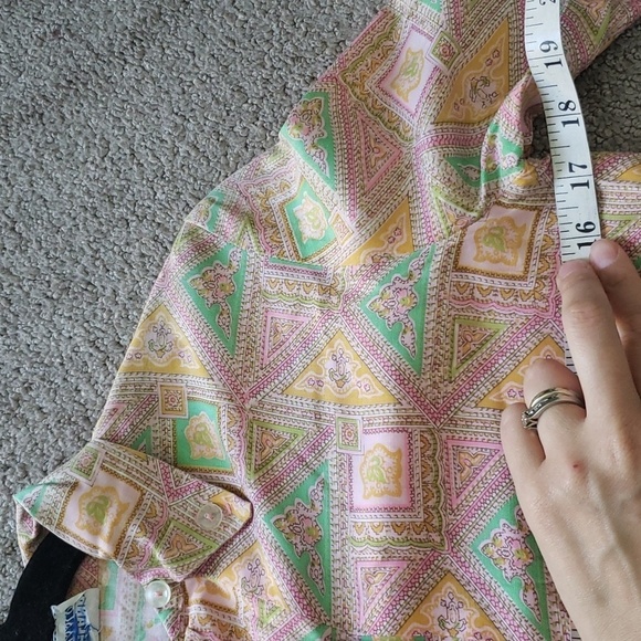 Vintage pastel coloured tunic xs/small - Picture 9 of 11